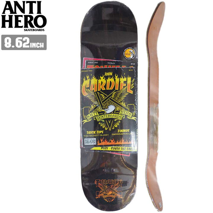 楽天市場】【デッキテーププレゼント】 スケボー デッキ ANTI HERO 