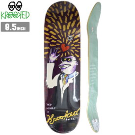スケボー デッキ KROOKED クルキッド KNOX THIS HEART スケートボード 板 ストリート SKATE DECK スケート ボード 初心者 [inch:8.5]