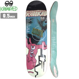 スケボー デッキ KROOKED クルキッド UNA SPIRET ANIMAL スケートボード 板 ストリート SKATE DECK スケート ボード 初心者 [inch:8.5]