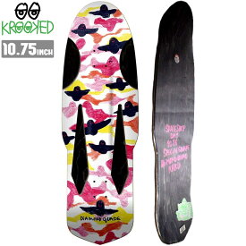 スケボー デッキ KROOKED クルキッド DIMOND QUAD スケートボード 板 ストリート SKATE DECK スケート ボード 初心者 [inch:10.75]