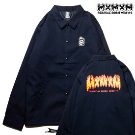 コーチジャケット メンズ MAGICAL MOSH MISFITS マジカルモッシュミスフィッツ ジャケット FIRE WORK JACKET NAVY [M1446] ブランド スケートボード SKATE あす楽 公式 正規店 コンビニ受取り可能