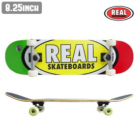 スケボー コンプリート REAL リアル TEAM EDITION OVAL XL 初心者 スケートボード スケボー セット 組立 完成品 COMPLETE ストリート SKATE あす楽 公式 正規店 [inch:8.25]