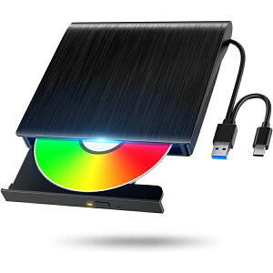 CD DVDhCu Ot É DVDv[[ OtDVDhCu USB3.0Type-Cڑ ǎ/ CDv[[ oXp[쓮 OtCDhCu y ^ whCu Ot CDhCu Mac PC p