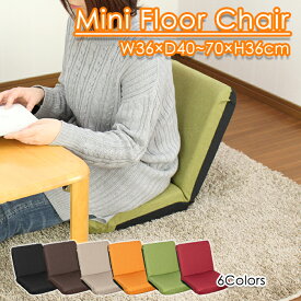 座椅子 コンパクト 5段階 リクライニング 日本製 シンプル 座いす ミニ 小型 一人暮らし