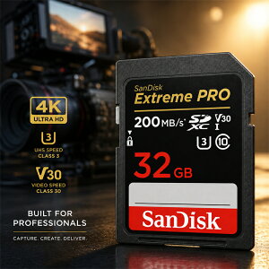 Extreme PRO UHS-I U3 64GB SDXC�J�[�h SDSDXXD-64G-GN4IN �C�O���p�b�P�[�W�@UHS�X�s�[�h�N���X3 4K�Ή�SD�J�[�h