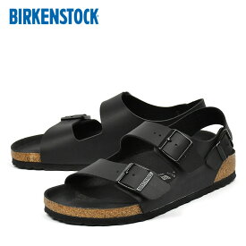 国内正規品 ビルケンシュト ミラノ トリプルブラック サンダル BIRKENSTOCK Milano レギュラー（幅広） 1024997　ナロー 1024998