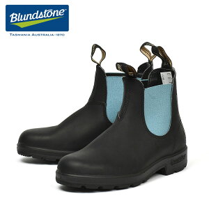 SALE ブランドストーン サイドゴアブーツ レディース ブラック/ティール Blundstone ワークブーツ BS2207 298