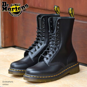 ドクターマーチン Back To Basic 1490z 10eye Boot Black Smooth