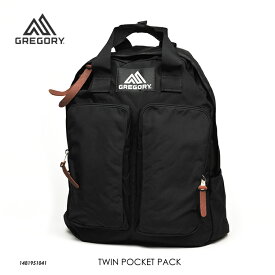 SALE グレゴリー GREGORY デイパック リュック メンズ レディース TWIN POCKET PACK ツインポケットパック デイパック ブラック 21L 通勤 通学 レディース メンズ 1481951041