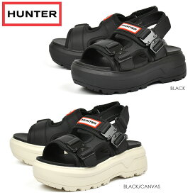 ハンター ユニセックス シティ リベル ネオ レザー バックル サンダル HUNTER CITY REBEL NEO LEATHER BUCKLE SANDAL UFD3109LEA