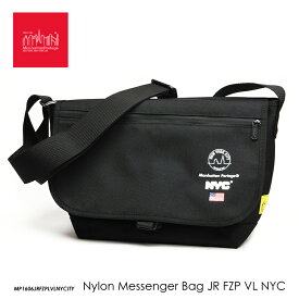 マンハッタンポーテージ　メッセンジャーバック　ニューヨーク　Manhattan Portage　MP1606JRFZPLVLNYCITY　Nylon Messenger Bag JR Flap Zipper Pocket Vinyl Lining NEW YORK CITY　自転車　通勤