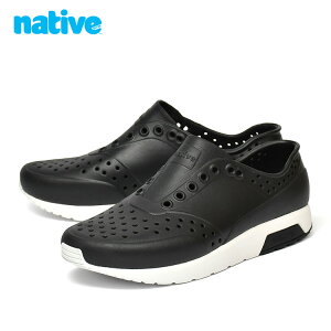 SALE lCeBuV[Y mbNX _[tH[ ubN EVA T_ Xj[J[ Native Shoes Lennox Wanderfoam JIFFY BLACK/SHELL WHITE F0000256-1105