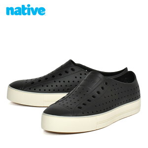 �l�C�e�B�u�V���[�Y �T���_�� �W�F�t�@�[�\�� �A�[�N �u���b�N/�z���C�g Native JEFFERSON ARC WANDERFOAM JIFFY BLACK/WHISPER WHITE F0000265 1002