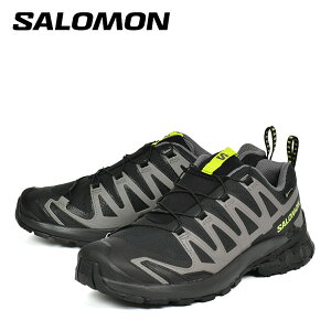 �T������ �G�b�N�X�G�[�v�� �S�A�e�b�N�X �u���b�N/�O���[ SALOMON XA PRO 3D V9 GORE-TEX Black/Dark Gull Gray/Acid Lime L47987300