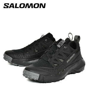 �T������ �e�����t�B�r�A�� �u���b�N �������p �E�H�[�^�[�V���[�Y SALOMON TERRAMPHIBIAN Black/Black/Castlerock L49144000