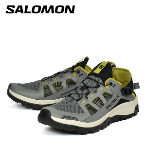 �T������ �e�b�N�A���t�B�r�A�� �E�H�[�^�[�V���[�Y �T���_�� �����Y SALOMON TECHAMPHIBIAN 5 Castlerock/Willow/Black L49227700