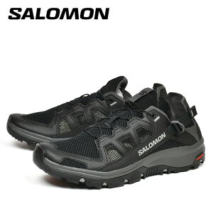 �T������ �e�b�N�A���t�B�r�A�� �E�H�[�^�[�V���[�Y �T���_�� SALOMON TECHAMPHIBIAN 5 Black/Magnet/Monument L47115100