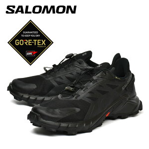 �T������ �X�[�p�[�N���X �S�A�e�b�N�X �u���b�N SALOMON SUPERCROSS 4 GORE-TEX �g���C�������j���O Black/Black/Black L41731600