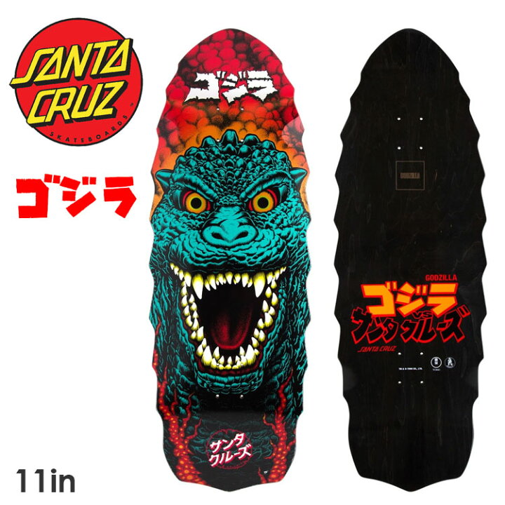 楽天市場】サンタクルーズ × ゴジラ デッキ SANTA CRUZ GODZILLA 