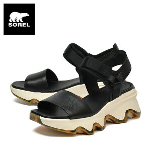 SALE �\���� �L�l�e�B�b�N �C���p�N�g �X�g���b�v �n�C �T���_�� �u���b�N SOREL KINETIC IMPACT Y-STRAP HIGH SANDAL BLACK NL4962 013