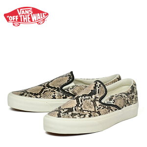 �o���Y �X���b�|�� �p�C�\���� �X�j�[�J�[ VANS Classic Slip-On PYTHON Turtledove VN0010W0DJR