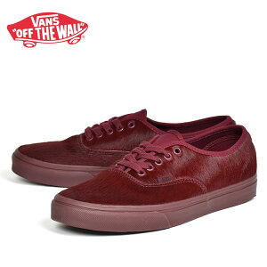 �o���Y �I�[�Z���e�B�b�N �|�j�[�w�A�[ �n���R VANS Authentic PONY HAIR PORT VN000D7YPRT
