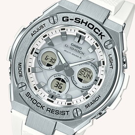 カシオ CASIO 腕時計 メンズ レディース ユニセックス クロノグラフ 電波 ソーラー ホワイト G-SHOCK Gショック 送料無料/込 父の日ギフト