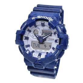 カシオ CASIO 腕時計 メンズ レディース ユニセックス クオーツ アナデジ アナログ ホワイト×ブルー G-SHOCK Gショック ANALOG-DIGITAL GA-700 SERIES ジーショック 送料無料/込 父の日ギフト