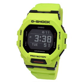 カシオ CASIO 腕時計 メンズ レディース ユニセックス デジタル クオーツ オクタゴン ブラック液晶×グリーンイエロー G-SHOCK Gショック G-SQUAD GBD-200 SERIES ジーショック 送料無料/込 卒業祝入学祝プレゼント