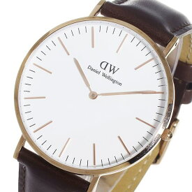 ダニエルウェリントン Daniel Wellington 腕時計 メンズ ホワイト BRISTOL 送料無料/込 父の日ギフト