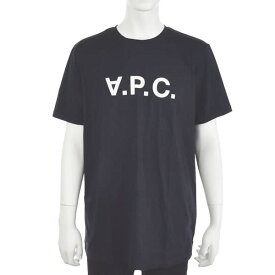 アーペーセー APC Tシャツ カットソー メンズ 半袖 クルーネック ロゴ ネイビー系 Mサイズ T-SHIRT VPC COLOR H 送料無料/込 卒業祝入学祝プレゼント