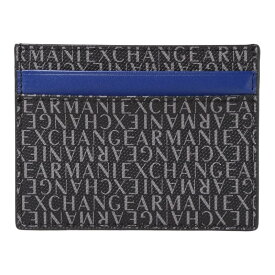 アルマーニエクスチェンジ ARMANI EXCHANGE パスケース カードケース 定期入れ メンズ ロゴ柄 BLACK 送料無料/込 父の日ギフト