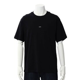 アーペーセー APC Tシャツ カットソー メンズ ワンポイントロゴ 無地 半袖 ブラック系 Mサイズ T-SHIRT KYLE 送料無料/込 卒業祝入学祝プレゼント
