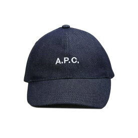 アーペーセー APC ベースボールキャップ 野球帽子 レディース メンズ ユニセックス デニム ロゴ刺繍 ネイビー系 58サイズ CASQUETTE CHARLIE 送料無料/込 父の日ギフト