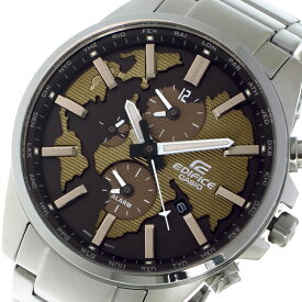 カシオ CASIO 腕時計 メンズ クロノグラフ ブラウン エディフィス EDIFICE 送料無料/込 父の日ギフト