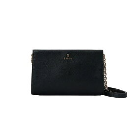 フルラ FURLA ショルダーバッグ チェーンバッグ レディース レザー ロゴ シンプル ブラック系 FURLA CAMELIA MINI CROSSBODY 送料無料/込 父の日ギフト