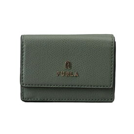 フルラ FURLA 三つ折り財布 ミニ財布 レディース レザー ロゴ シンプル ダークグリーン系 FURLA CAMELIA S COMPACT WALLET TRIFOLD 送料無料/込 父の日ギフト