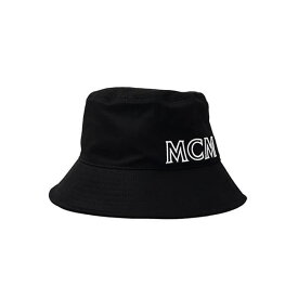 エムシーエム MCM バケットハット 帽子 メンズ レディース ユニセックス ロゴ刺繍 ブラック系 ESSENTIAL HAT 送料無料/込 卒業祝入学祝プレゼント