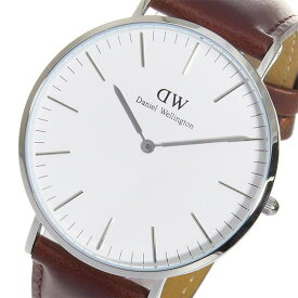 ダニエルウェリントン Daniel Wellington 腕時計 メンズ ホワイト ST MAWES 送料無料/込 父の日ギフト