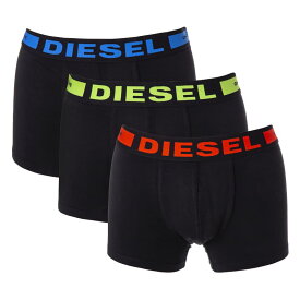 ディーゼル DIESEL ボクサーパンツ3枚セット インナー メンズ 無地 ウエストロゴ XLサイズ 送料無料/込 卒業祝入学祝プレゼント