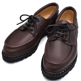 パラブーツ Paraboot カジュアルレザーシューズ デッキシューズ モカシン メンズ レザー Uチップ 外羽根 27cm CHIMEY シメイ 送料無料/込 父の日ギフト