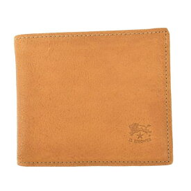 イルビゾンテ IL BISONTE 二つ折り財布 ミニ財布 メンズ レザー 無地 シンプル アイボリーホワイト系 BI FOLD WALLET CLASSIC 送料無料/込 父の日ギフト