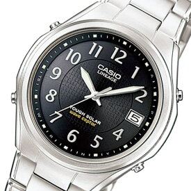 カシオ CASIO 腕時計 メンズ 電波 ソーラー アナログ ブラック 送料無料/込 父の日ギフト