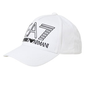 イーエーセブンエンポリオアルマーニ EA7 EMPORIOARMANI ベースボールキャップ 野球帽子 ストラップバックキャップ メンズ 無地 ロゴ シンプル WHITE 送料無料/込 父の日ギフト