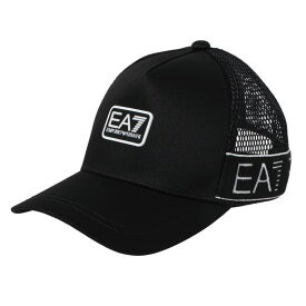 イーエーセブンエンポリオアルマーニ EA7 EMPORIOARMANI ベースボールキャップ 野球帽子 スナップバックキャップ メンズ 無地 ロゴ シンプル BLACK 送料無料/込 父の日ギフト
