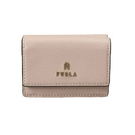 フルラ FURLA 三つ折り財布 ミニ財布 レディース レザー ロゴ 無地 ライトピンク系 カメリア FURLA CAMELIA S COMPACT WALLET TRIFOLD 送料無料/込 父の日ギフト