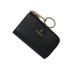 フルラ FURLA キーケース コインケース キーリング レディース レザー ロゴ 無地 ブラック系 カメリア FURLA CAMELIA KEYCASE ZIP AROUND 送料無料/込 父の日ギフト