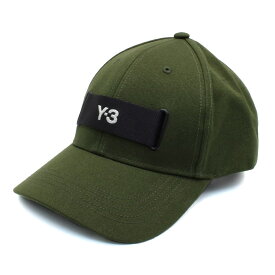 ワイスリー Y-3 ベースボールキャップ 野球帽子 ストラップバックキャップ メンズ レディース ユニセックス ロゴ シンプル ダークグリーン OSFMサイズ WEBBING CAP 送料無料/込 父の日ギフト