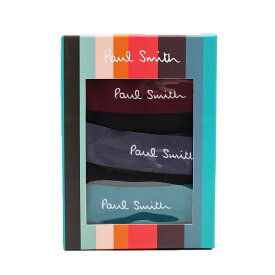 ポールスミス Paul Smith ボクサーパンツ3枚セット インナー3色セット メンズ 無地 ブラック Lサイズ 送料無料/込 父の日ギフト