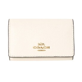 コーチ COACH キーケース レディース レザー ロゴ 5連 チョーク 送料無料/込 卒業祝入学祝プレゼント